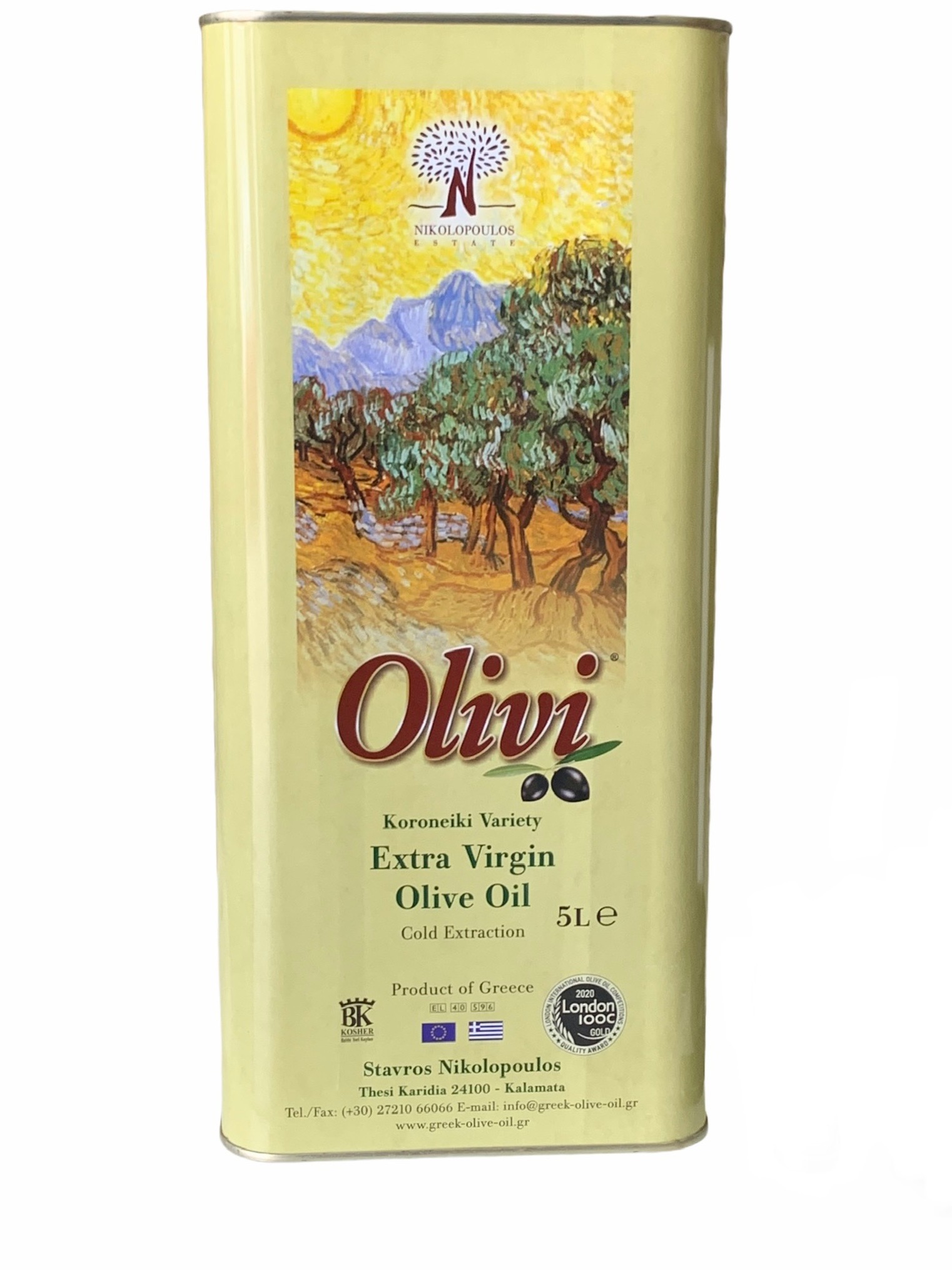 Extra Natives Olivenöl aus Kalamata Olivi  5lt